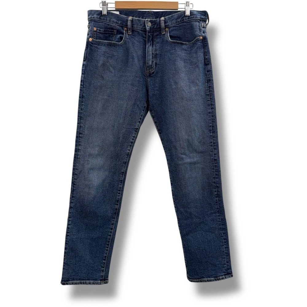 Gap Men's Slim Fit Medium Wash‎ Jeans in Resin Rinse Sz 34 x 32